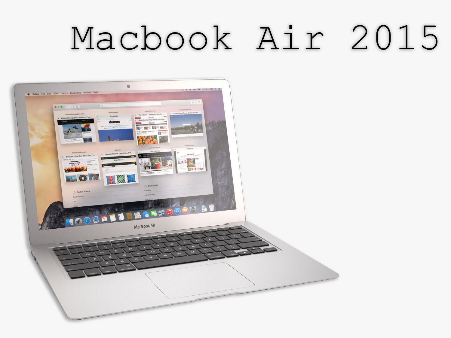 Macbook Ari 2015 với thiết kế mỏng và bộ xử lý nhanh