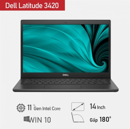  Dell Latitude 3420 Core i7 1165G7 RAM 8GB SSD 256GB 14.0 inch FHD (Mới 100% fullbox) 